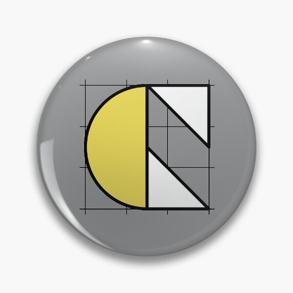 Item preview, C // Perfectionist Alphabet (Pantone Ultimate Gray + Illuminating) designed and sold by fumauk.