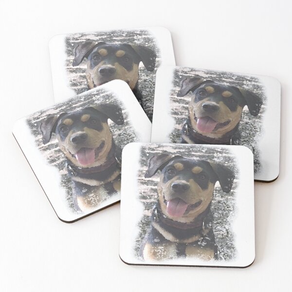 Item preview, Rottweiler Puppy Mixed Artwork designed and sold by OByD.