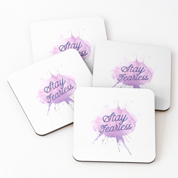 Item preview, Stay fearless purple graphic designed and sold by Jewelzforyou.