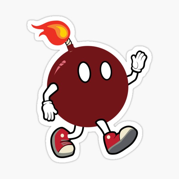 Cherry Boom Dude Sticker
