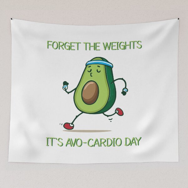 Item preview, Forget the weights its avo-cardio day designed and sold by Forever-Design.