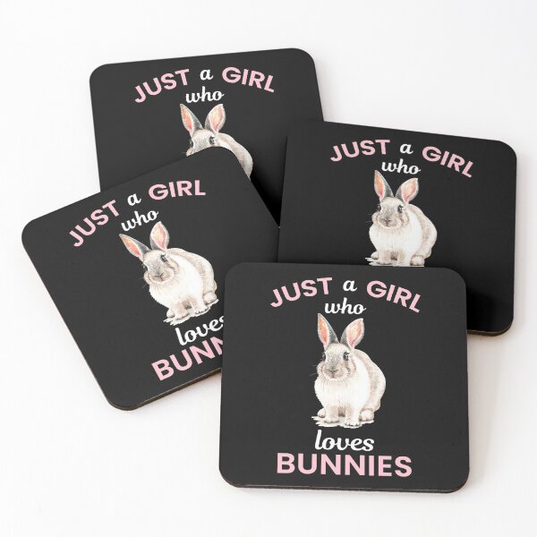 Item preview, Just a Girl Who Loves Bunnies Cute Gift for Bunny Lovers designed and sold by Marc Scott-Parkin.