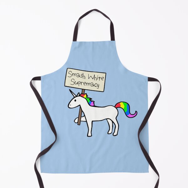 Item preview, Smash White Supremacy (White Unicorn) designed and sold by jezkemp.