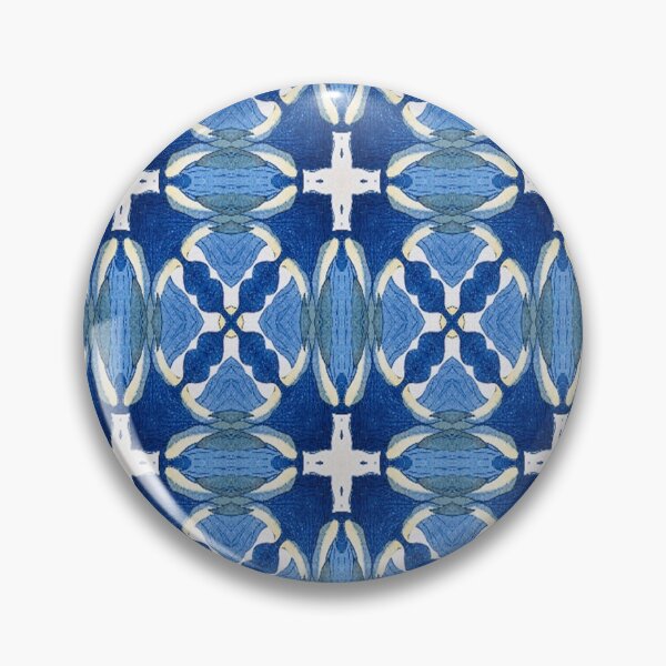 Item preview, Japan Asanoha Style Blue Pattern Modern 2021 designed and sold by dreamofdenim.