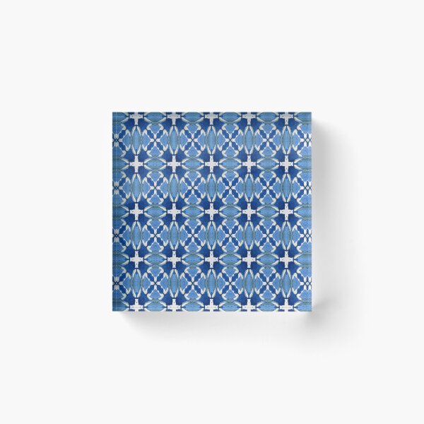 Item preview, Japan Asanoha Style Blue Pattern Modern 2021 designed and sold by dreamofdenim.