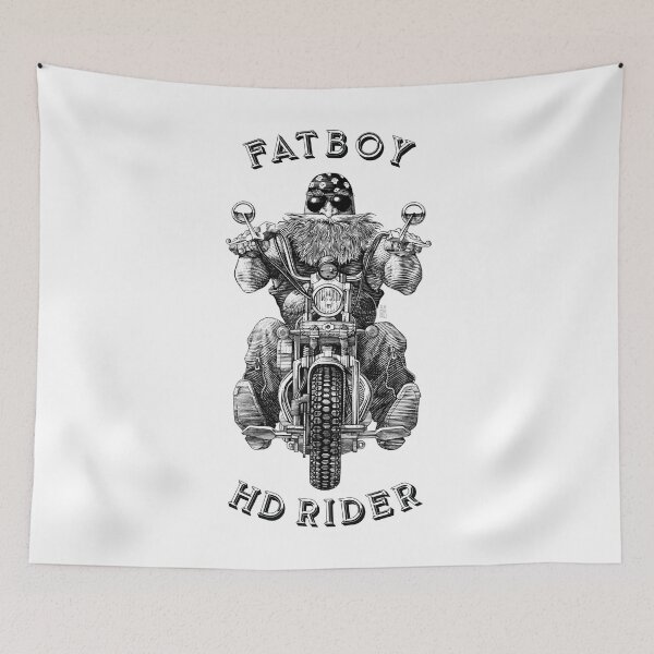 Item preview, MOTORCYCLE BIKE RIDER - FATBOY RIDER designed and sold by pannolinno.
