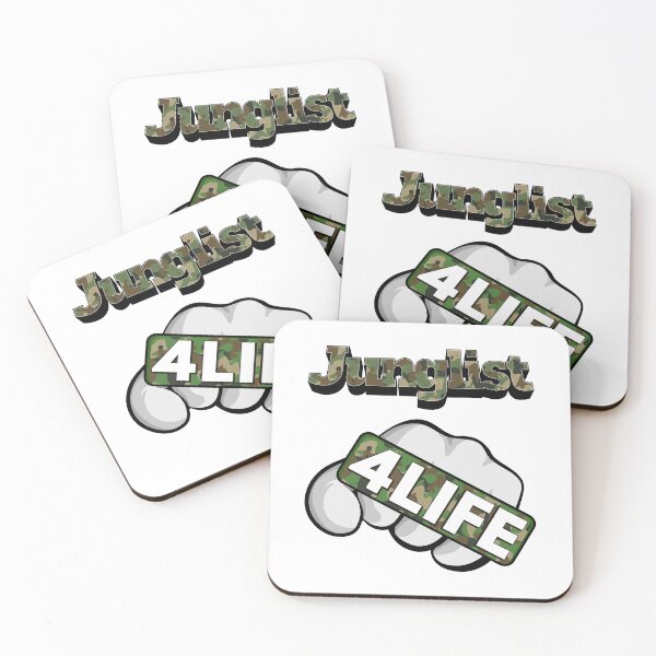 Item preview, Junglist 4 Life - Large Fist - CAMO designed and sold by BLICK-DESIGNS.