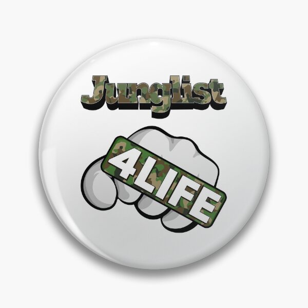 Item preview, Junglist 4 Life - Large Fist - CAMO designed and sold by BLICK-DESIGNS.