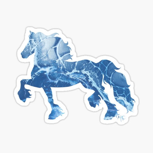 Item preview, Friesian - Smooth Sailing designed and sold by Maria Adriana Casas.
