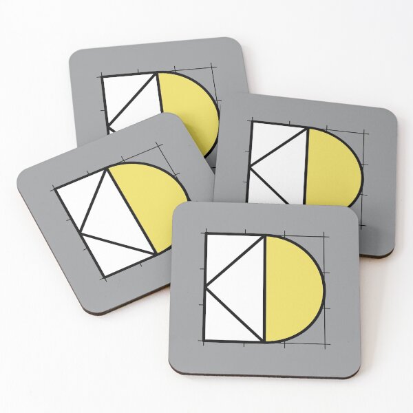 Item preview, D // Perfectionist Alphabet (Pantone Ultimate Gray + Illuminating) designed and sold by fumauk.