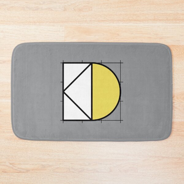 Item preview, D // Perfectionist Alphabet (Pantone Ultimate Gray + Illuminating) designed and sold by fumauk.