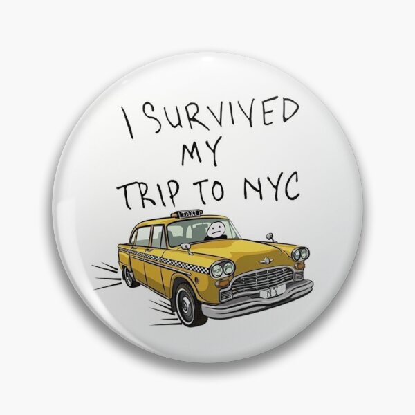 Item preview, I survived my trip to New York NYC, Big yellow taxi. designed and sold by Grey-Beard.