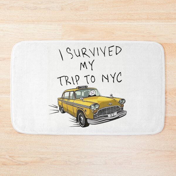 Item preview, I survived my trip to New York NYC, Big yellow taxi. designed and sold by Grey-Beard.