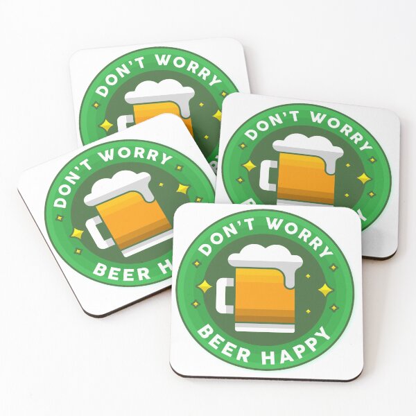 Aperçu de l'œuvre Ne t'inquiète pas, bière heureuse créée et vendue par TheFlipRepublic.