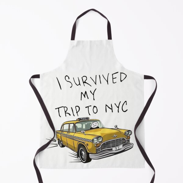 Item preview, I survived my trip to New York NYC, Big yellow taxi. designed and sold by Grey-Beard.