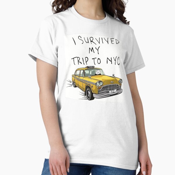 Item preview, I survived my trip to New York NYC, Big yellow taxi. designed and sold by Grey-Beard.