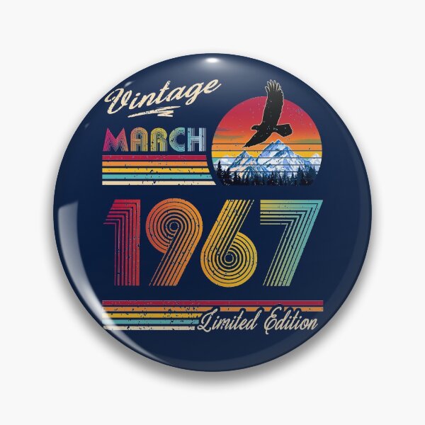 Item preview, March 1967 Birthday designed and sold by GreenSplash.