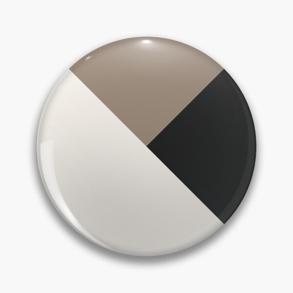 Item preview, Tricolor Geometry Brown Charcoal designed and sold by La Chic.