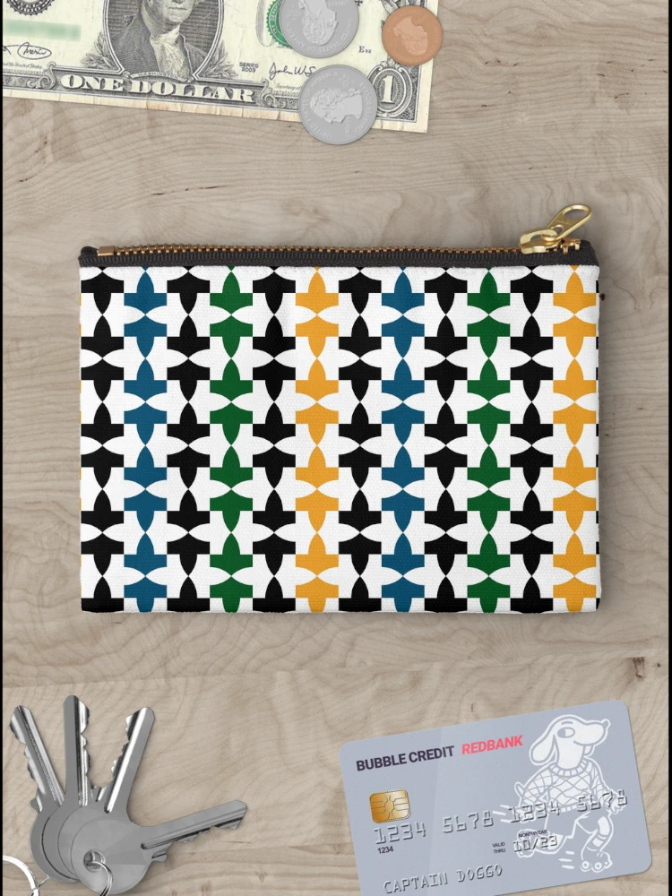 Thumbnail 3 of 4, Zipper Pouch, Geometric Islamic Pattern designed and sold by NeteDesign.