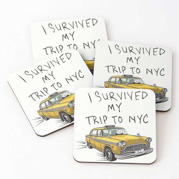 Item preview, I survived my trip to New York NYC, Big yellow taxi. designed and sold by Grey-Beard.