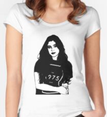 Camiseta entallada de cuello redondo Lauren Jauregui