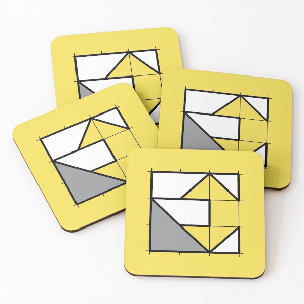 Item preview, E // Perfectionist Alphabet (Pantone Illuminating + Ultimate Gray) designed and sold by fumauk.