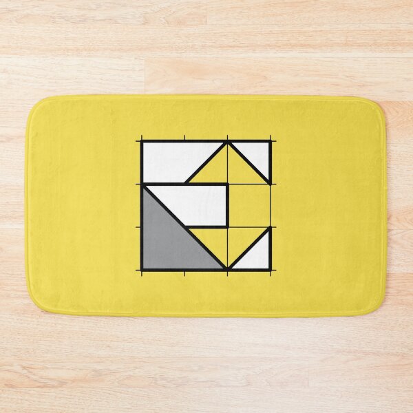 Item preview, E // Perfectionist Alphabet (Pantone Illuminating + Ultimate Gray) designed and sold by fumauk.