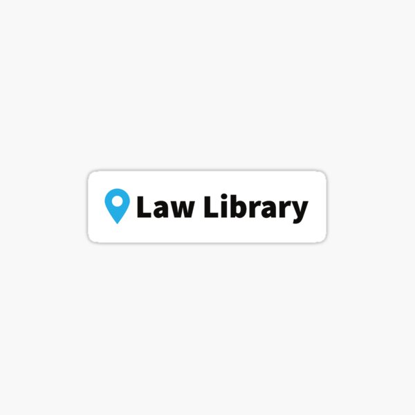 Law Library Sticker