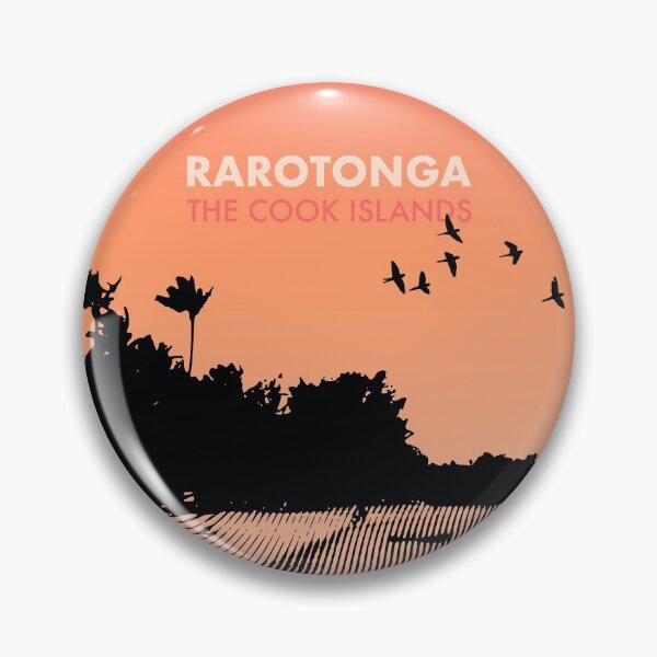 Item preview, Rarotonga Island Minimalist Art - Cook Islands Gift designed and sold by PilgrimageShop.