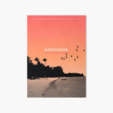 Artikel-Vorschau von Rarotonga Island Minimalist Art - Geschenk der Cookinseln, designt und verkauft von PilgrimageShop.