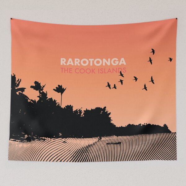 Item preview, Rarotonga Island Minimalist Art - Cook Islands Gift designed and sold by PilgrimageShop.