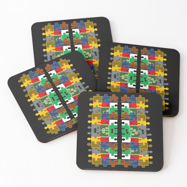 Item preview, puzzle pattern colorful designed and sold by Moltotal.