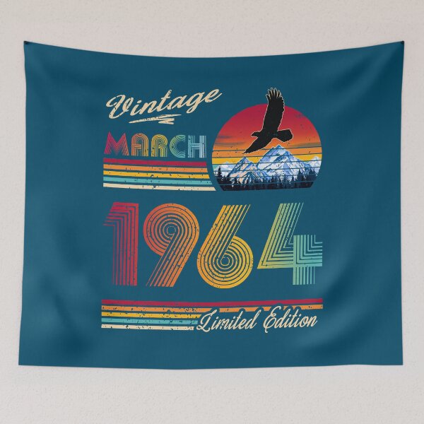 Item preview, Vintage March 1964 Birthday designed and sold by GreenSplash.