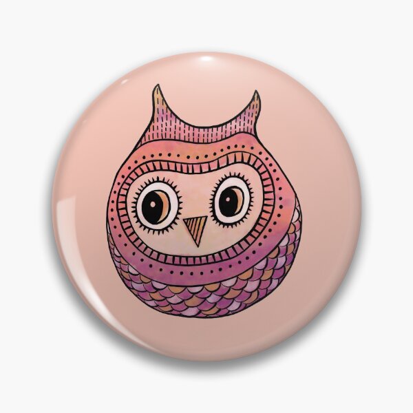 Item preview, Tickled Pink Whimsy Owl designed and sold by brittanyottum.