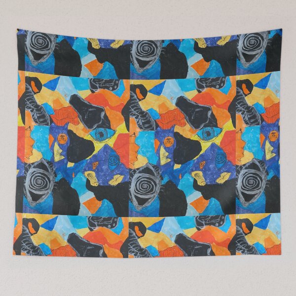 Item preview, Abstract Face Collage designed and sold by sagethebees.