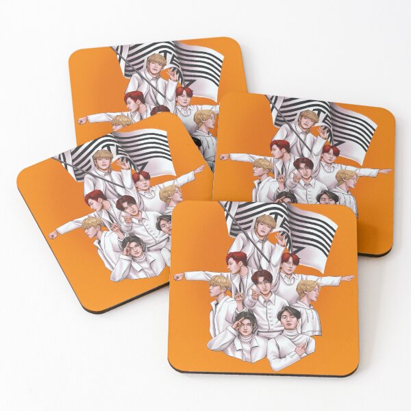 Item preview, ATEEZ Group Illustration designed and sold by mororu.