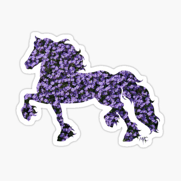 Item preview, Friesian - Violets designed and sold by Maria Adriana Casas.