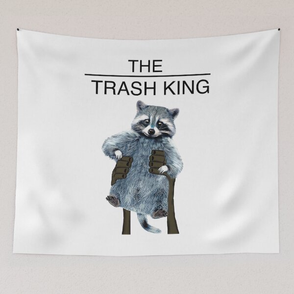 Item preview, Cute Raccoon Trash Panda Trash King designed and sold by TeeARTHY.