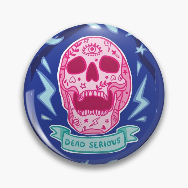 Item preview, Dead Serious - Pink Graffiti Skull  designed and sold by VivtheFish.