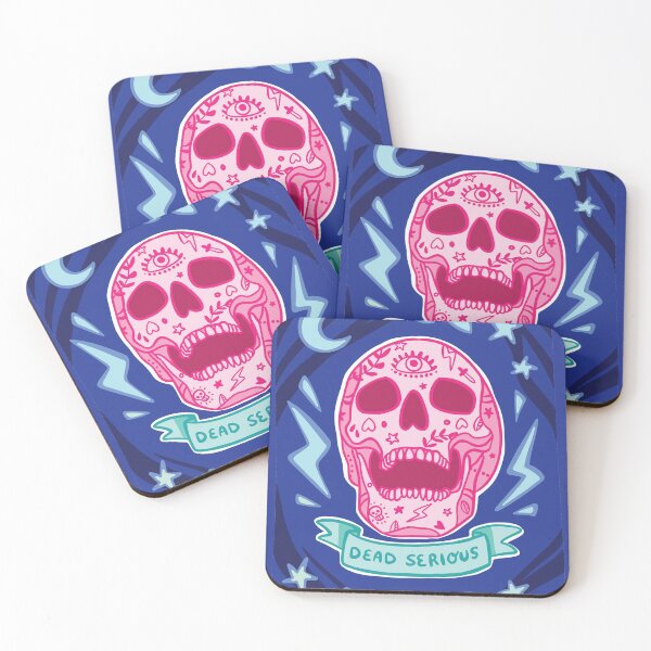 Item preview, Dead Serious - Pink Graffiti Skull  designed and sold by VivtheFish.