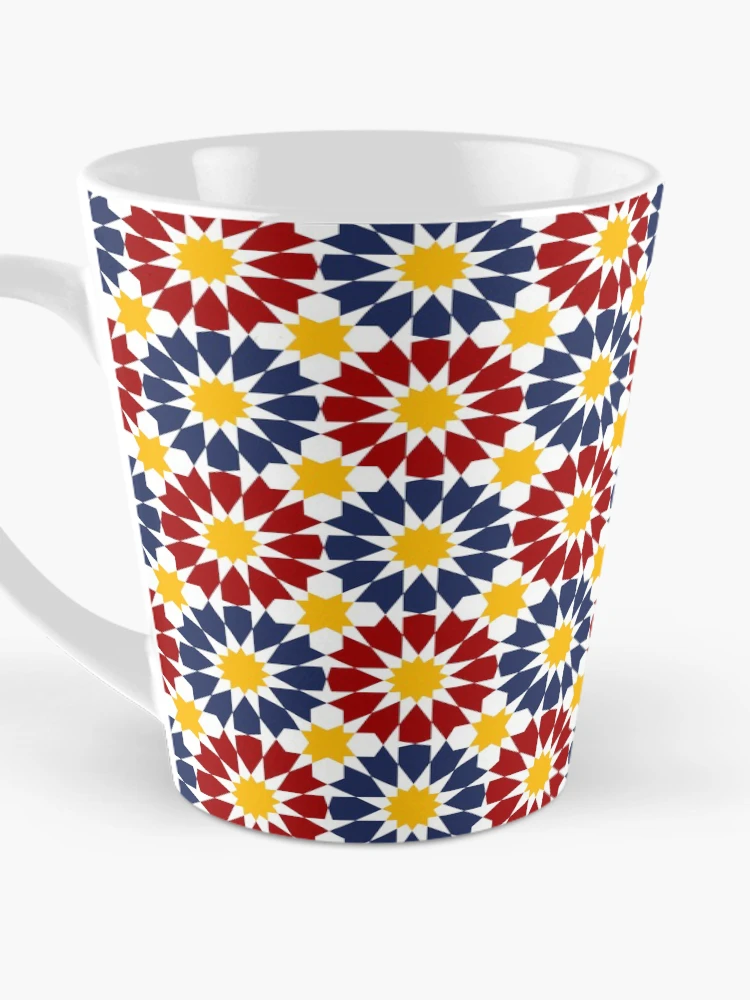 Thumbnail 3 of 4, Coffee Mug, Geometric Islamic Pattern designed and sold by NeteDesign.