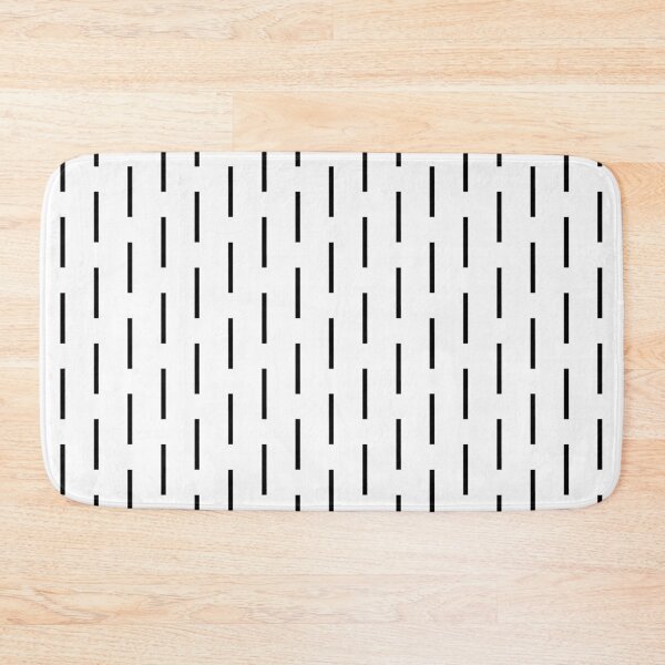 Item preview, Discontinuous thin lines white designed and sold by Miss Striped.