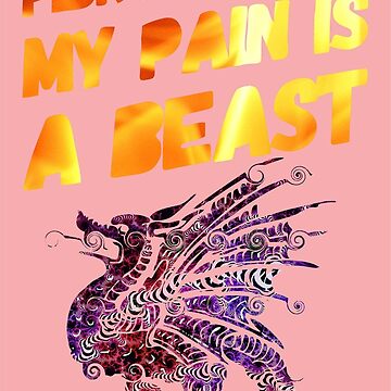 Artwork thumbnail, Fibromyalgia My Pain Is A Beast by JeanJohnJohn