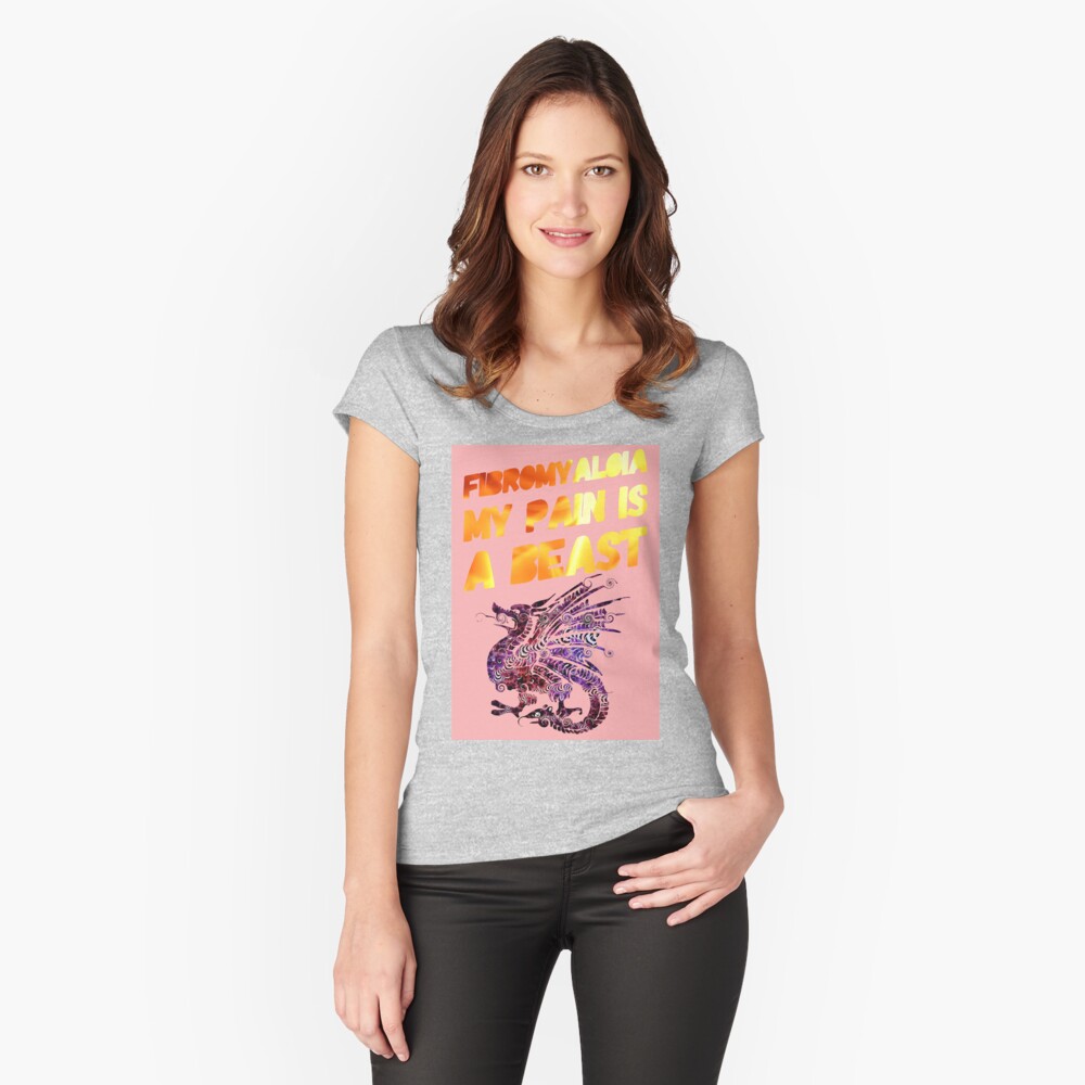 Item preview, Fitted Scoop T-Shirt designed and sold by JeanJohnJohn.