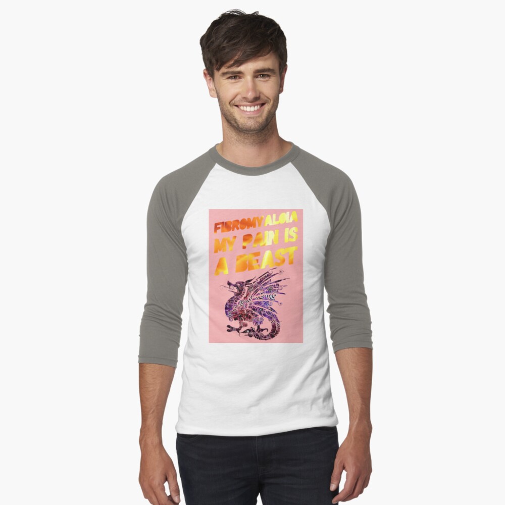 Item preview, Baseball ¾ Sleeve T-Shirt designed and sold by JeanJohnJohn.