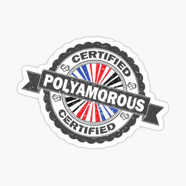 Certified Polyamory Stamp Sticker