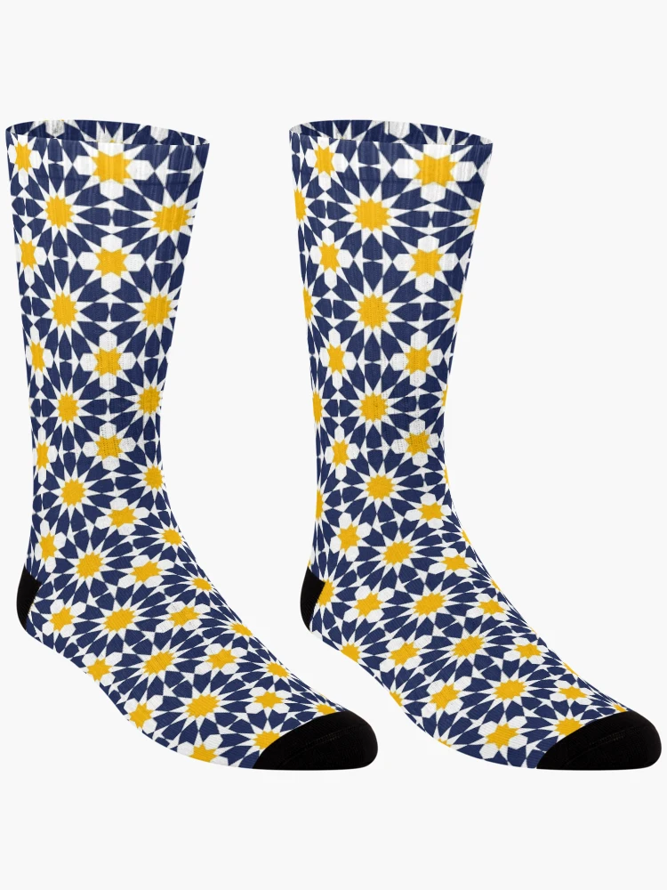 Thumbnail 3 of 5, Socks, Geometric Islamic Pattern designed and sold by NeteDesign.