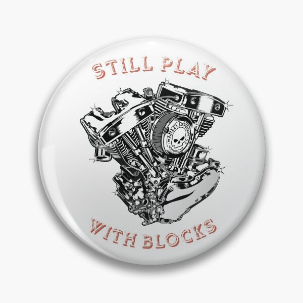 Item preview, STILL PLAY WITH BLOCKS - MOTORCYCLE V ENGINE designed and sold by pannolinno.