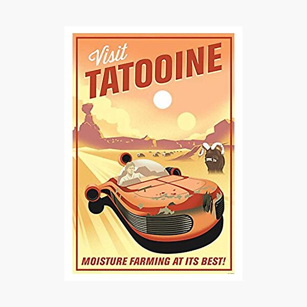 Visit Tatooine Photographic Print