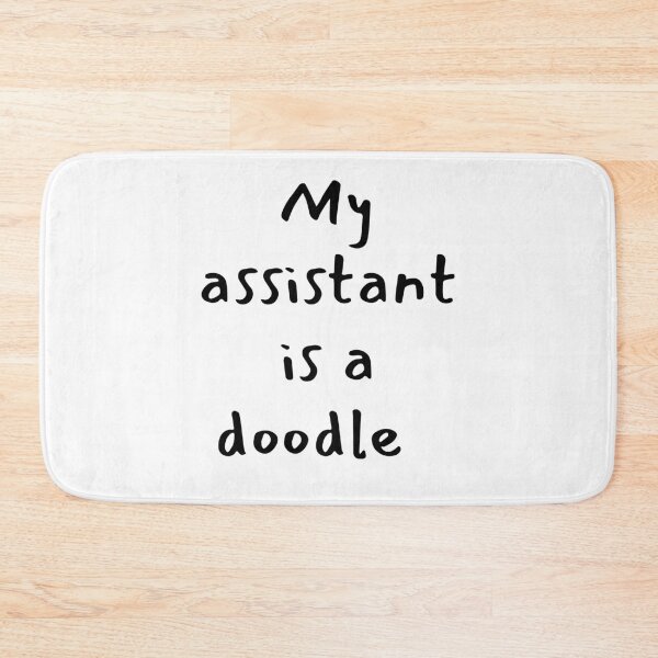 Item preview, My Assistant is a Doodle, I Love My Doodle designed and sold by SportyDogShop.